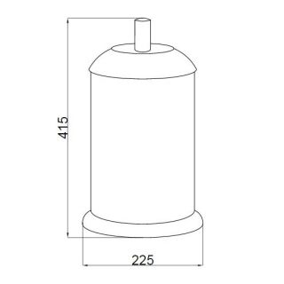 Ведро Boheme Murano бронза 10914-W-BR